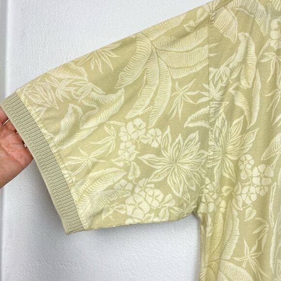 Tommy Bahama Yellow Hawaiian Shirt Vacation Cruise‎ Island Travel Men’s XL - Picture 6 of 8